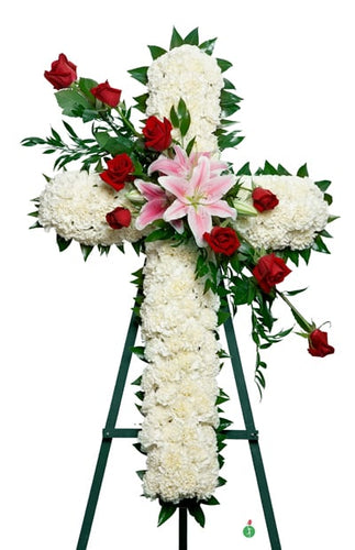 Cross from Heaven - Starting at $199 Flower Arrangements, Flower, Florist, Print-a-Bunch Ottawa - Orleans Florist, Great for a Birthday and Anniversary 