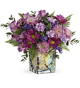 Winged Whimsy Bouquet Flower Arrangements, Flower, Florist, Print-a-Bunch Ottawa - Orleans Florist, Great for a Birthday and Anniversary 