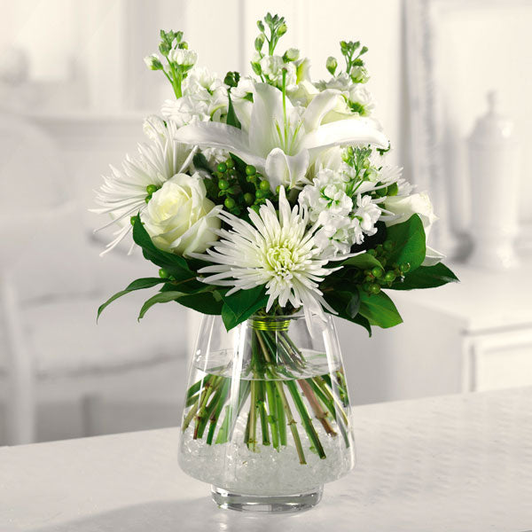 White Wonder - Starting from $54.99 Flower Arrangements, Flower, Florist, Print-a-Bunch Ottawa - Orleans Florist, Great for a Birthday and Anniversary 