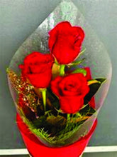 Load image into Gallery viewer, 3 Rose Bouquet Flower Arrangements, Flower, Florist, Print-a-Bunch Ottawa - Orleans Florist, Great for a Birthday and Anniversary 
