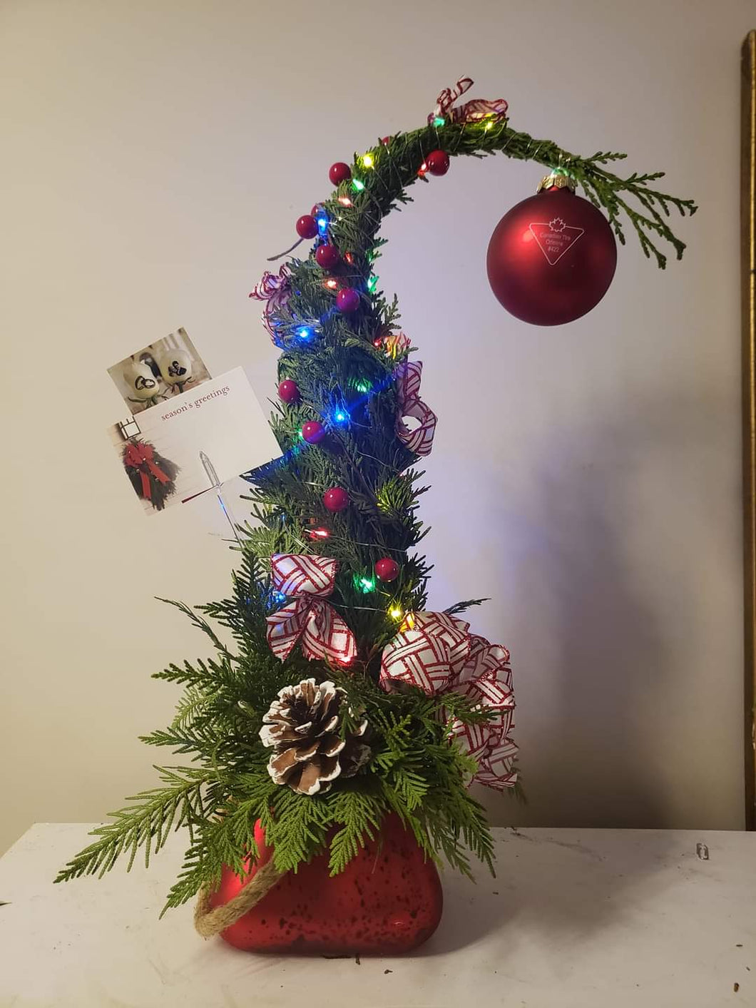 Mini arbre de Noël fantaisiste