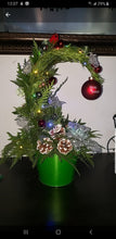 Load image into Gallery viewer, Grinch Christmas Tree Flower Arrangements, Flower, Florist, Print-a-Bunch Ottawa - Orleans Florist, Great for a Birthday and Anniversary 
