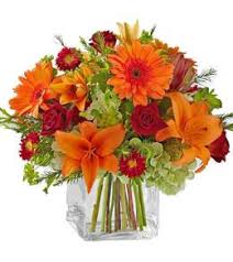 Simple Thanksgiving vase arrangement - From $60 Flower Arrangements, Flower, Florist, Print-a-Bunch Ottawa - Orleans Florist, Great for a Birthday and Anniversary 